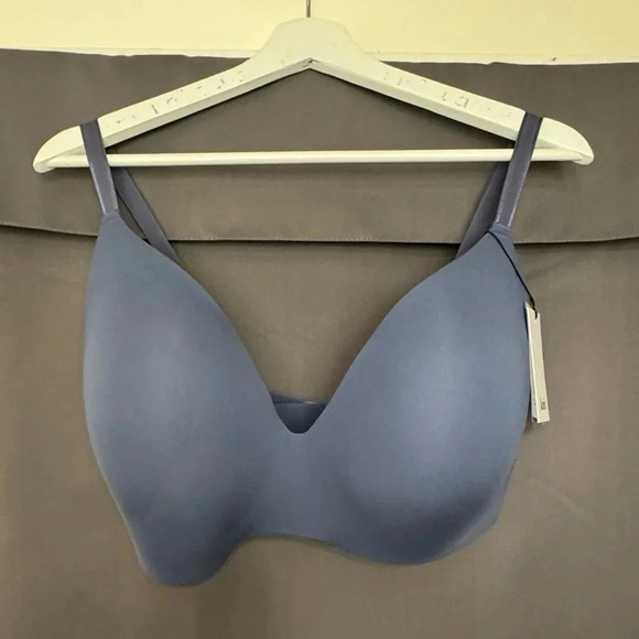 NWT KNIX WingWoman Molded Contour Bra Indigo blue Size 8+ 40-42 F/G - Picture 3 of 12